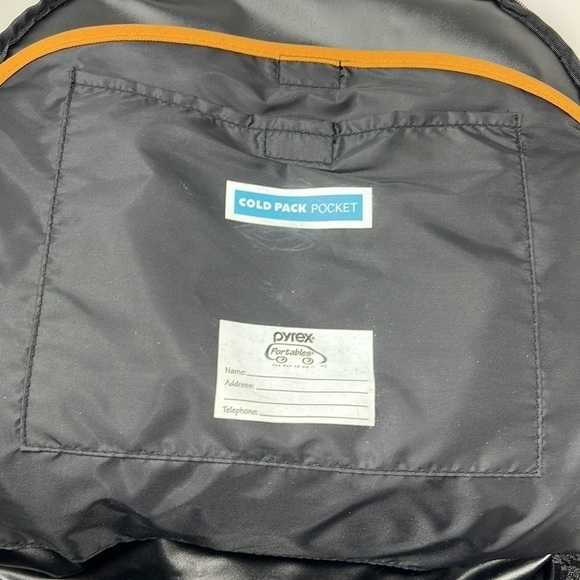 Pyrex Portables Mustard Yellow Zip Around Deep Carrier - Picture 12 of 13